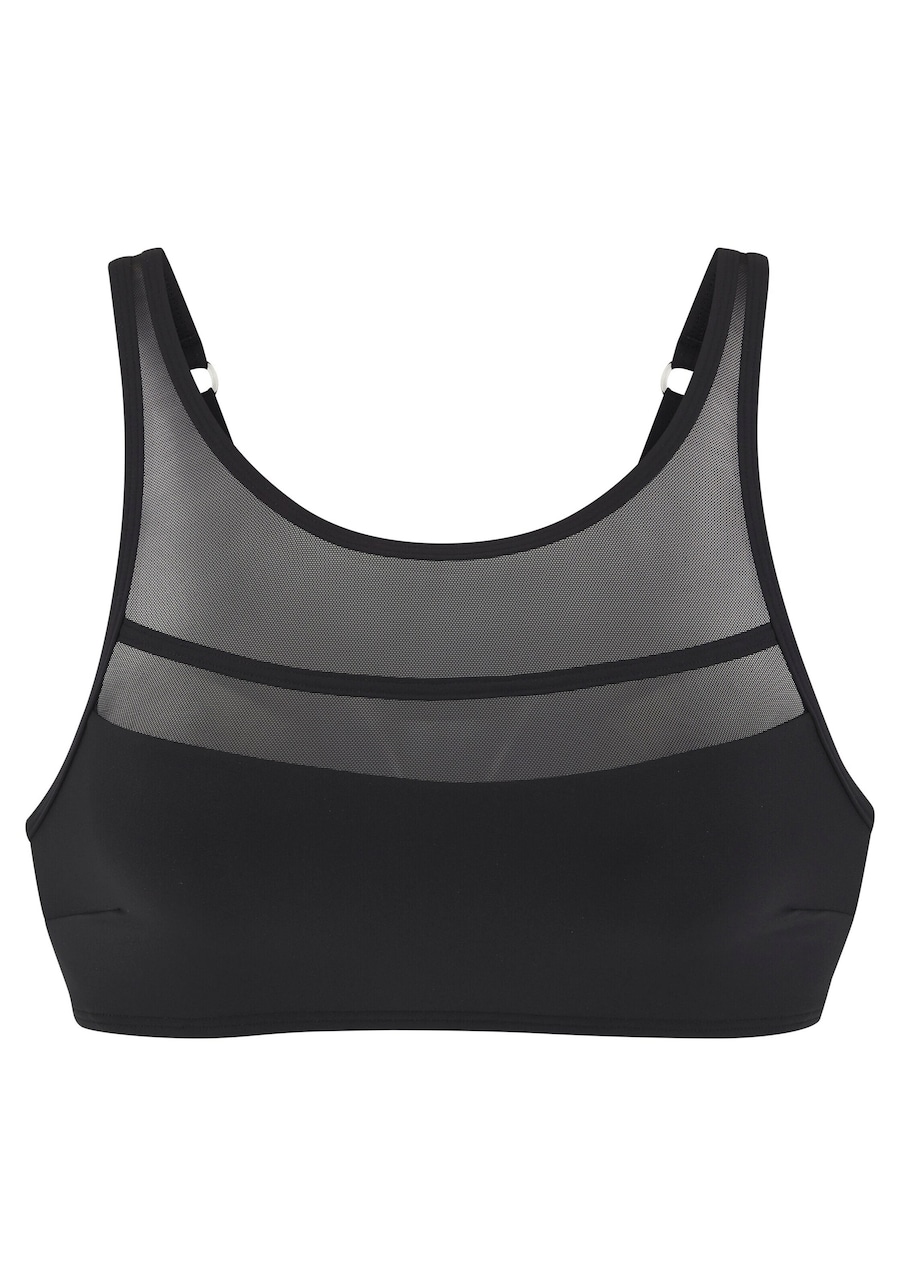 Топ бикини-бралетт LASCANA, черный
Топ бикини-бралетт LASCANA, черный