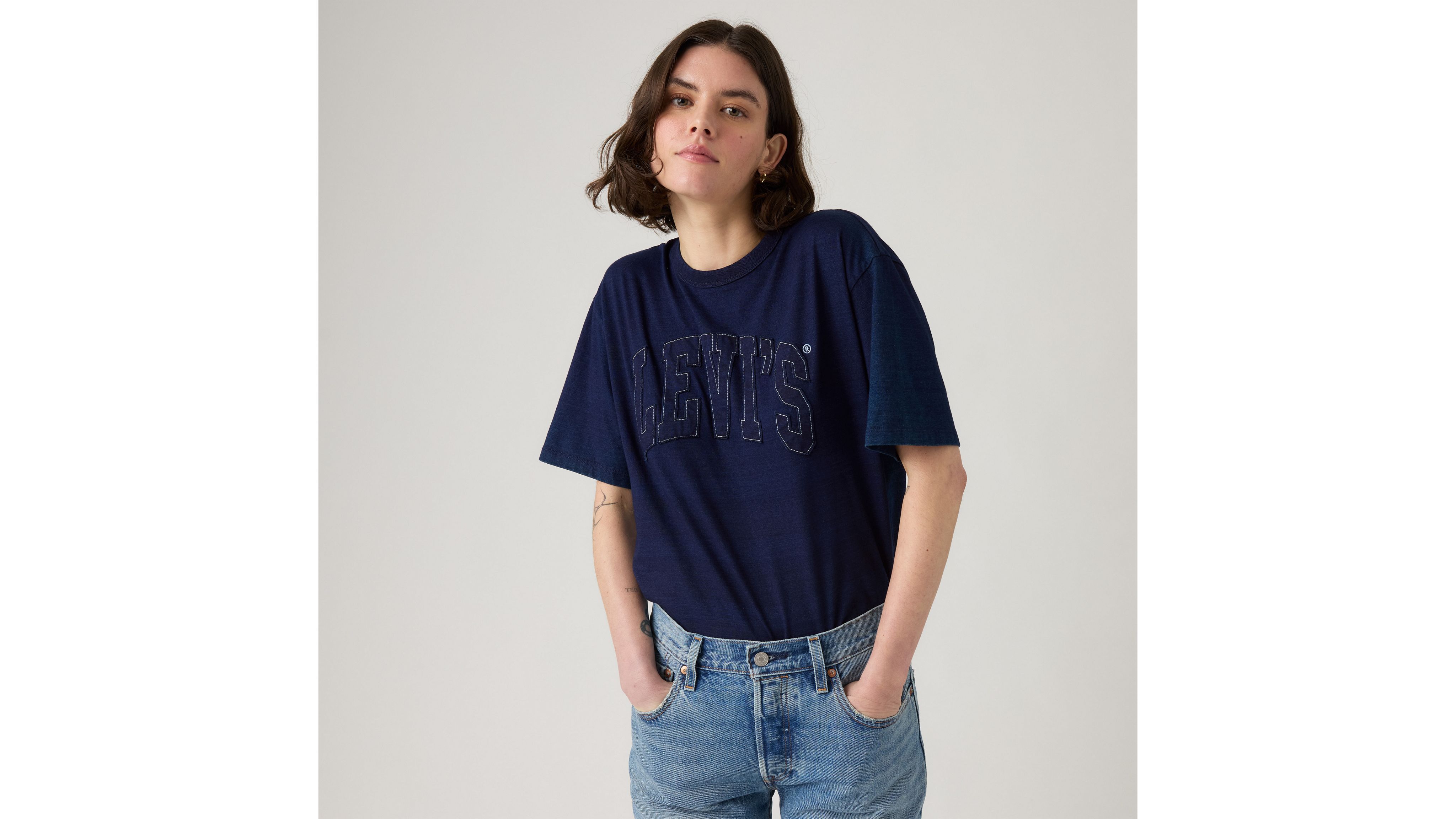Футболка с рисунком Tabor Levi's, Applique Indigo - Blue
Футболка с рисунком Tabor Levi's, Applique Indigo - Blue