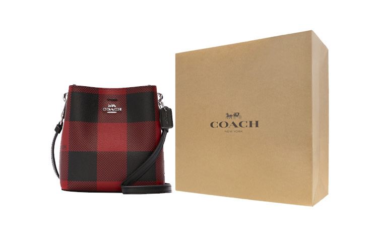 COACH Городской холщовый рюкзак с кожаными деталями ведро через плечо кроссбоди маленький женский черный красный
COACH Городской холщовый рюкзак с кожаными деталями ведро через плечо кроссбоди маленький женский черный красный