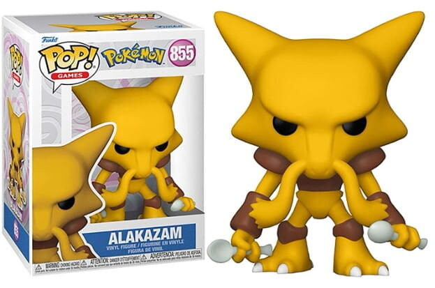 Funko POP! Игры, коллекционная фигурка, Покемон, Алаказам, 855 
Funko POP! Игры, коллекционная фигурка, Покемон, Алаказам, 855