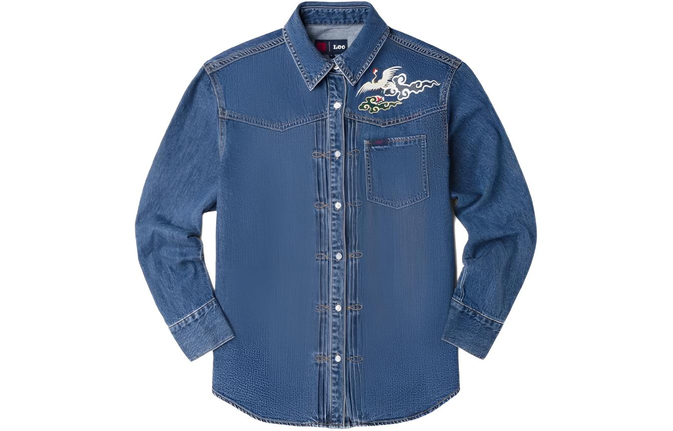 Lee Темно-синяя женская рубашка
Lee Темно-синяя женская рубашка