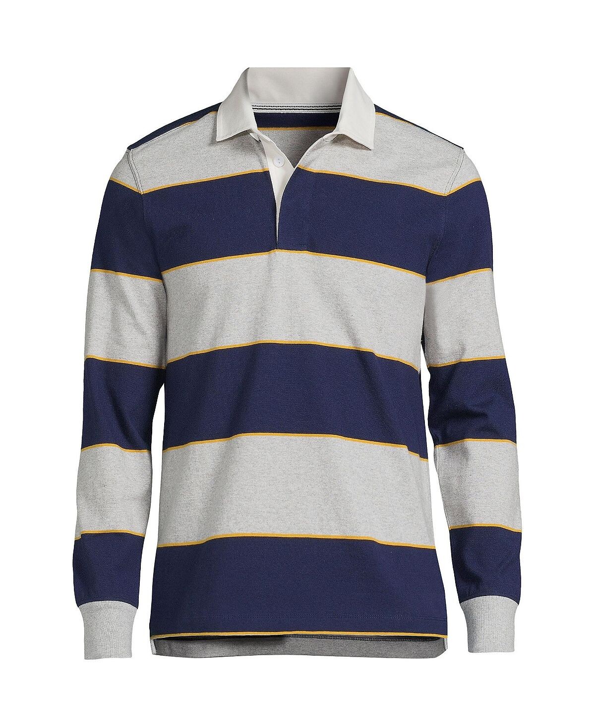 Мужская рубашка для регби с длинным рукавом в полоску Lands' End
Мужская рубашка для регби с длинным рукавом в полоску Lands' End