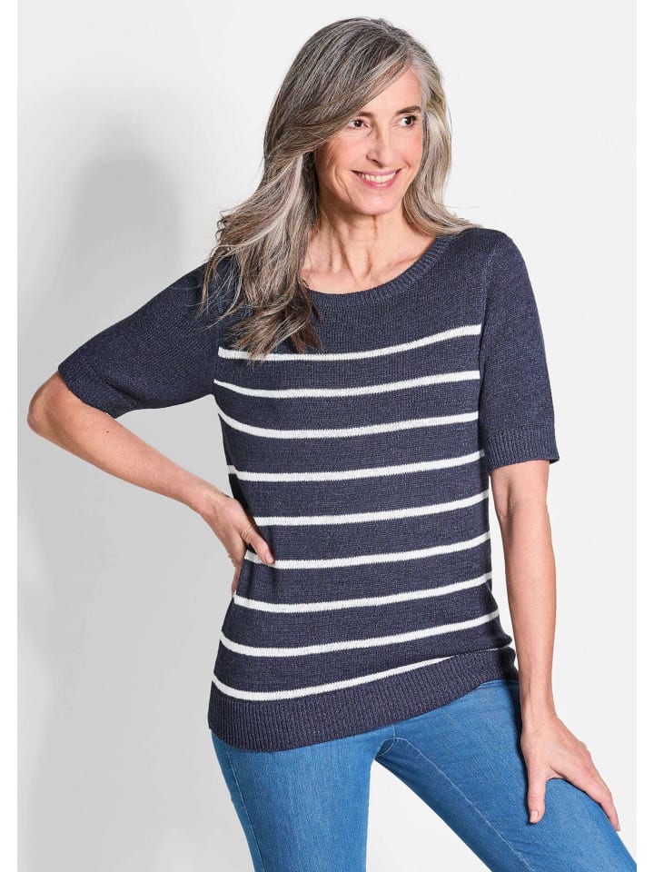 Пуловер GOLDNER, цвет marine/weiß/geringelt
Пуловер GOLDNER, цвет marine/weiß/geringelt