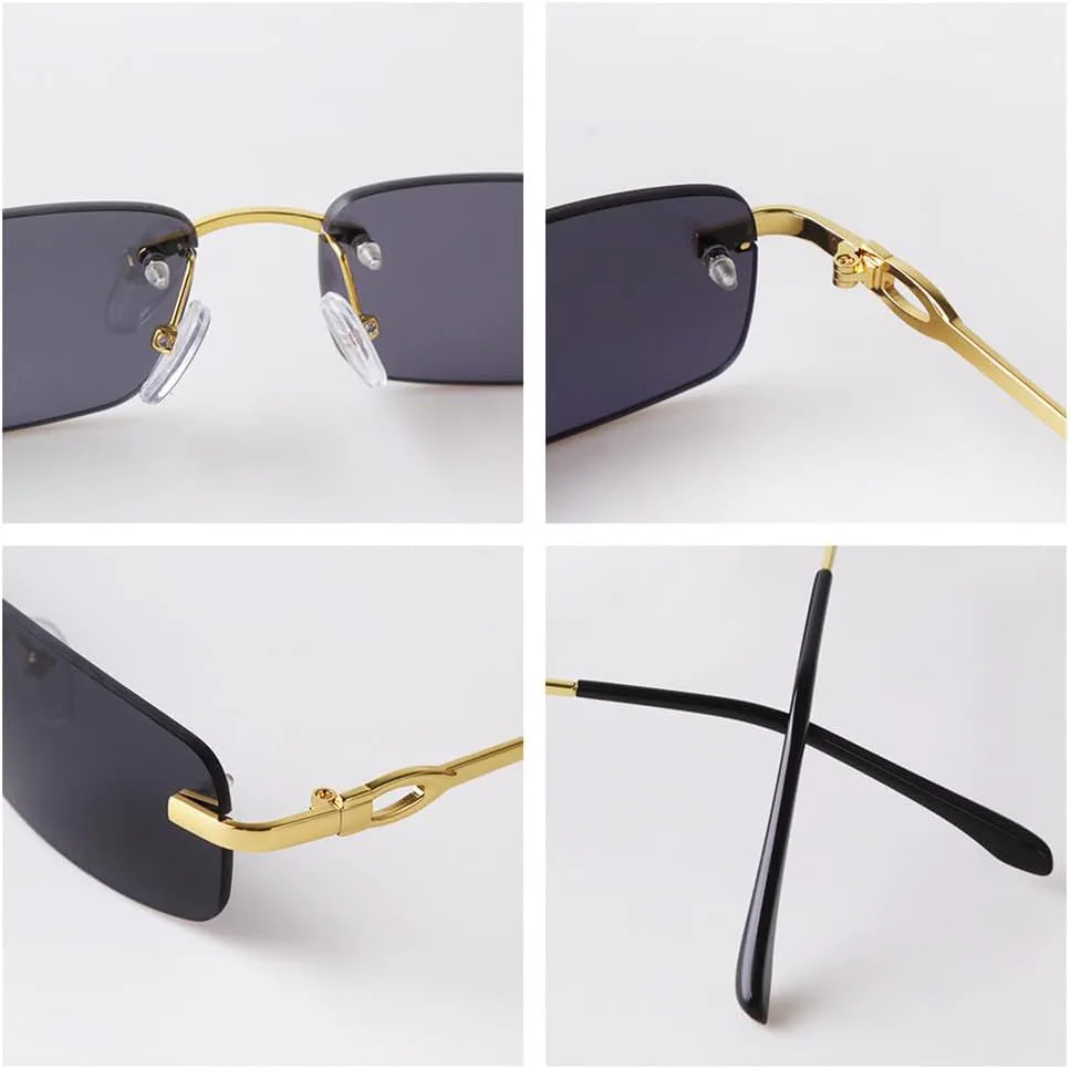 Винтажные прямоугольные солнцезащитные очки без оправы для мужчин, очки с прозрачными линзами, женские солнцезащитные очки без оправы, SUN646 Generic, C7
Винтажные прямоугольные солнцезащитные очки без оправы для мужчин, очки с прозрачными линзами, женские солнцезащитные очки без оправы, SUN646 Generic, C7