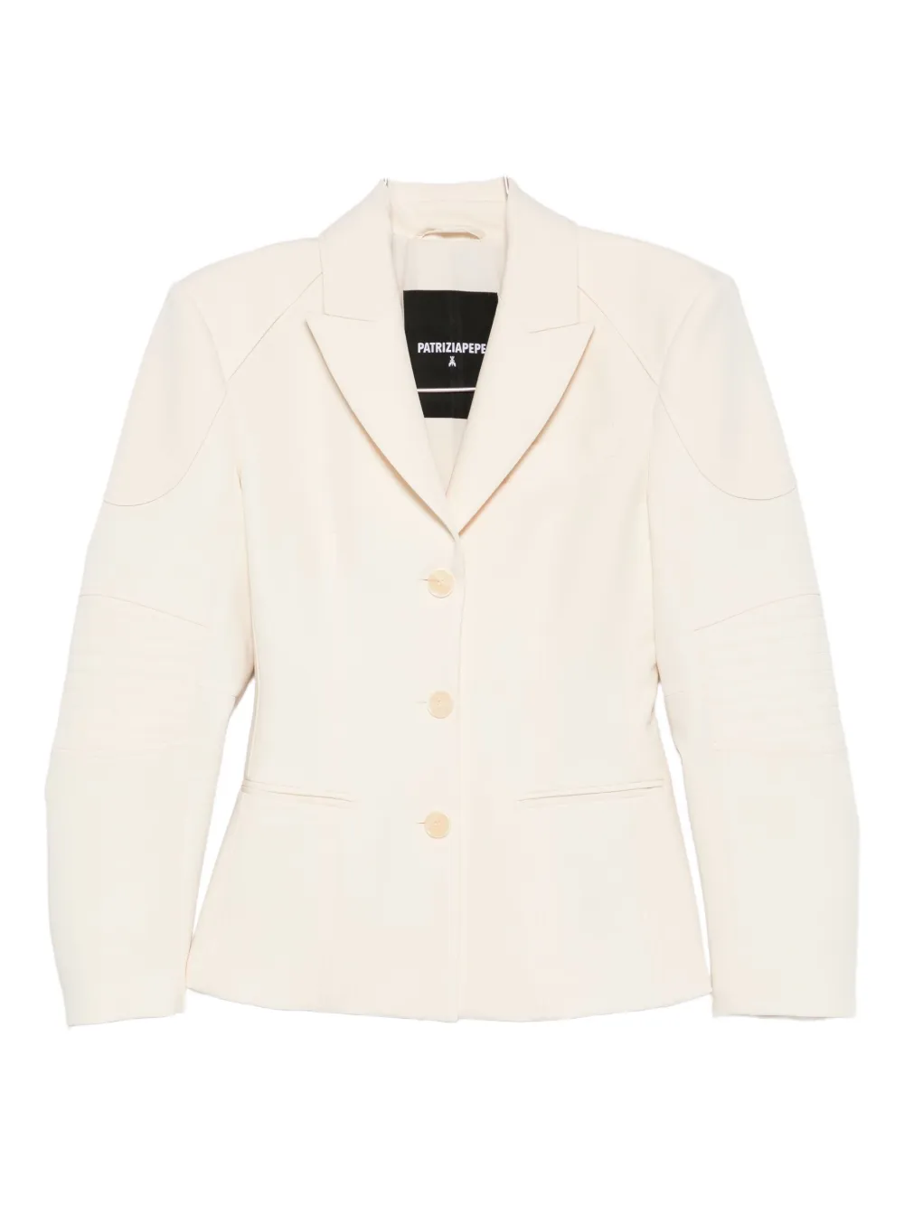 Однобортный пиджак Patrizia Pepe, белый
Однобортный пиджак Patrizia Pepe, белый