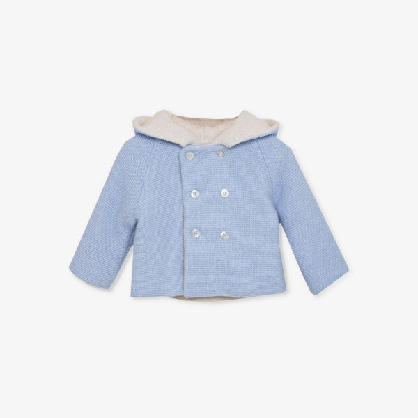 Пальто из шерсти и кашемира с вышивкой «тедди» 1–9 месяцев Trotters, синий
Пальто из шерсти и кашемира с вышивкой «тедди» 1–9 месяцев Trotters, синий