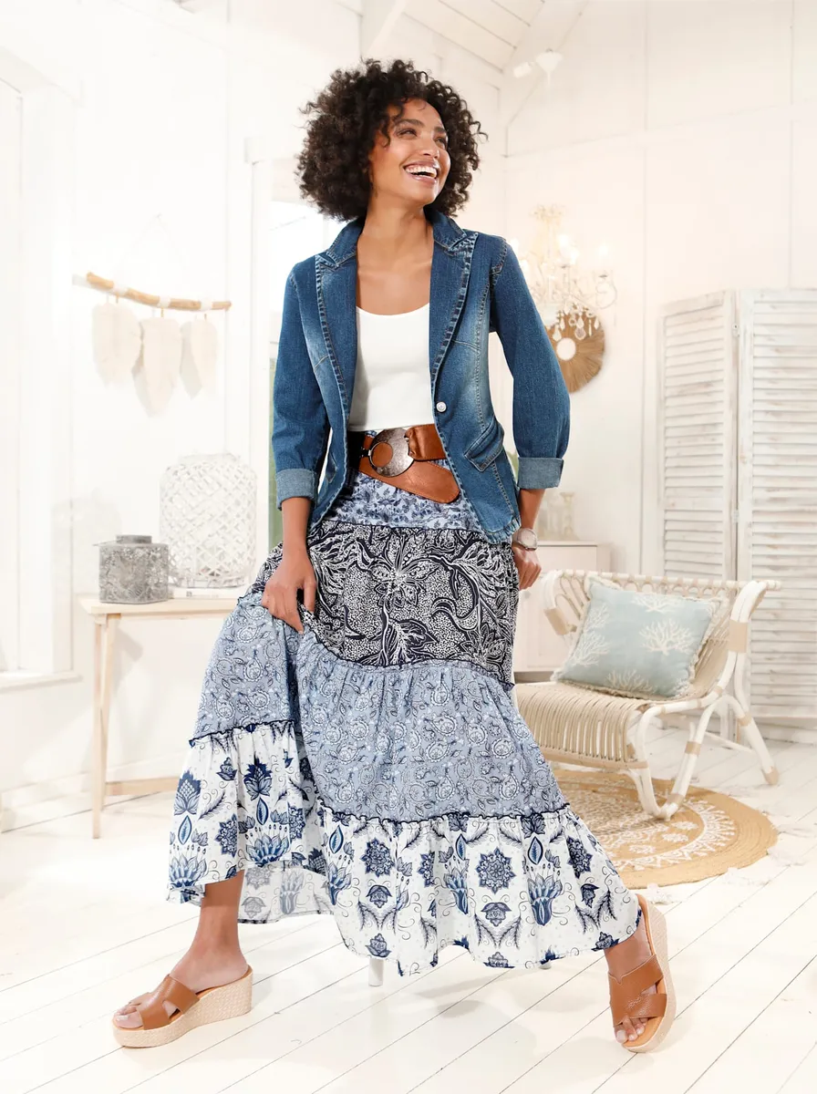 Джинсовый блейзер Heine "Джинсовый блейзер", синий
Джинсовый блейзер Heine "Джинсовый блейзер", синий