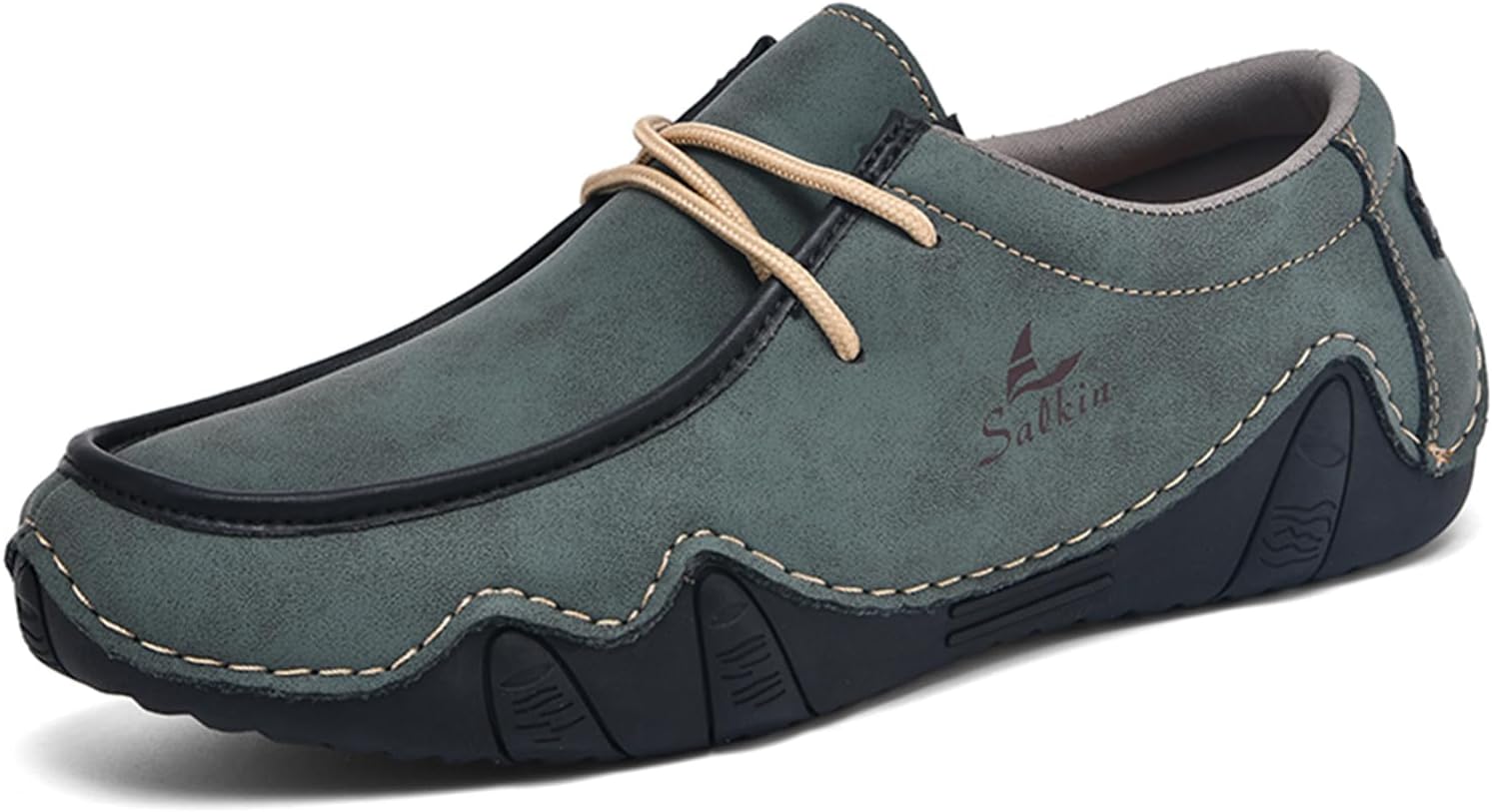 Мужские кожаные повседневные лоферы без шнурков, легкие, с нескользящей подошвой, и прогулок, мягкие мокасины Lossarye, темно-зеленый
Мужские кожаные повседневные лоферы без шнурков, легкие, с нескользящей подошвой, и прогулок, мягкие мокасины Lossarye, темно-зеленый