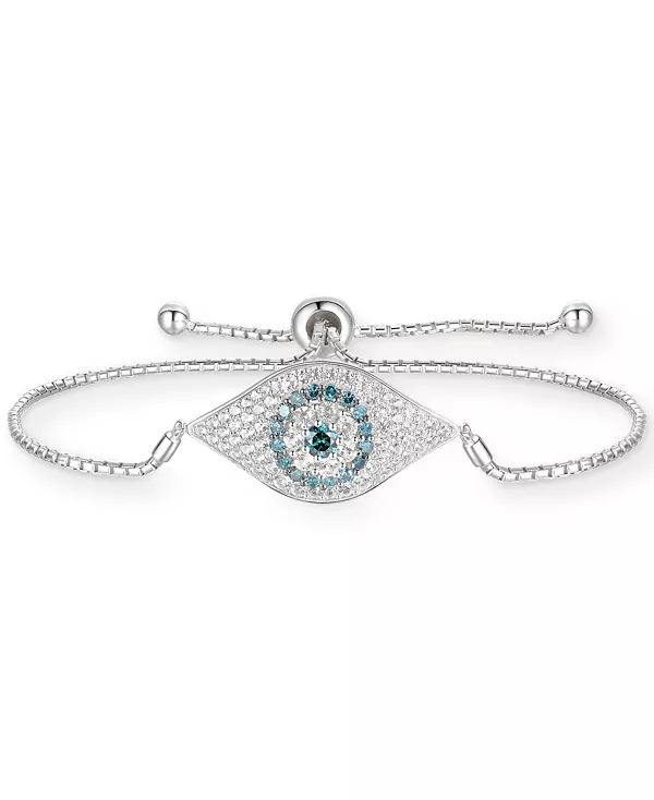 Браслет-Боло от сглаза с кубическим цирконием из стерлингового серебра Macy'S, white
Браслет-Боло от сглаза с кубическим цирконием из стерлингового серебра Macy'S, white