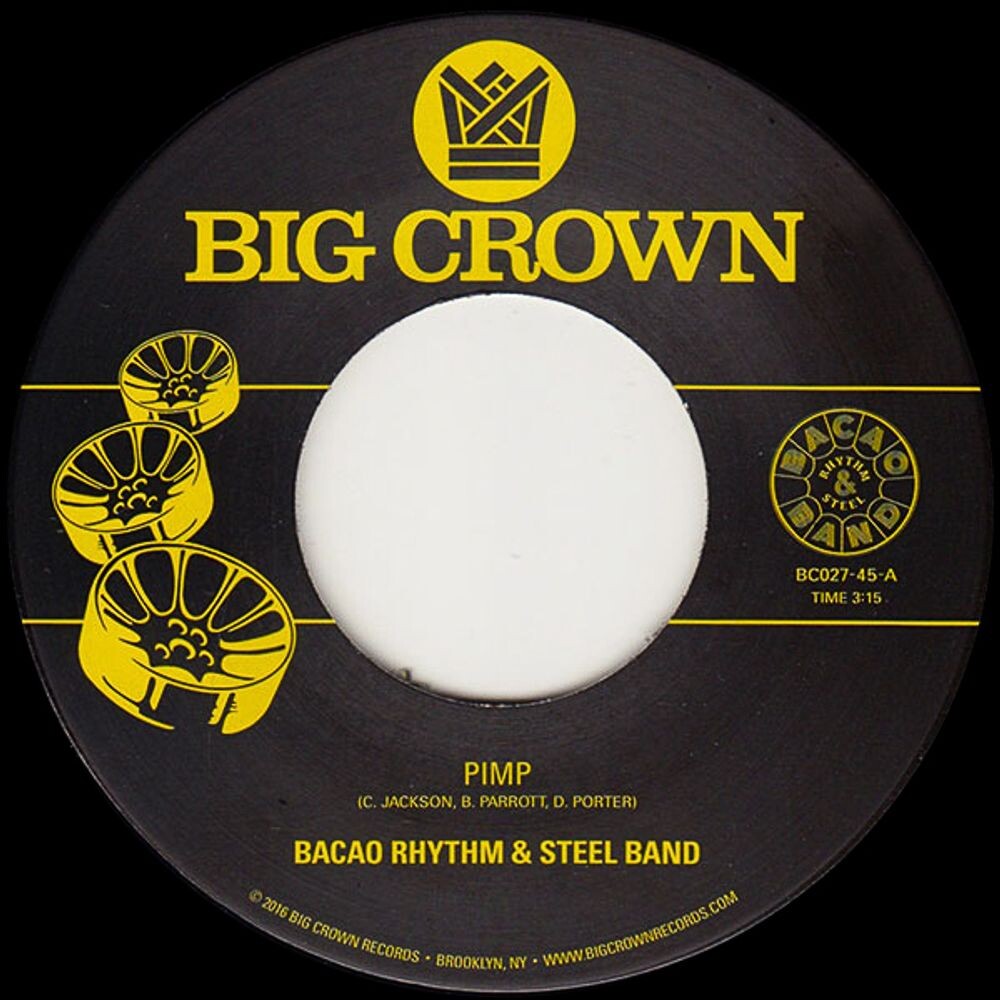 Виниловая пластинка LP P.I.M.P. (7") - Bacao Rhythm & Steel Band
Виниловая пластинка LP P.I.M.P. (7") - Bacao Rhythm & Steel Band