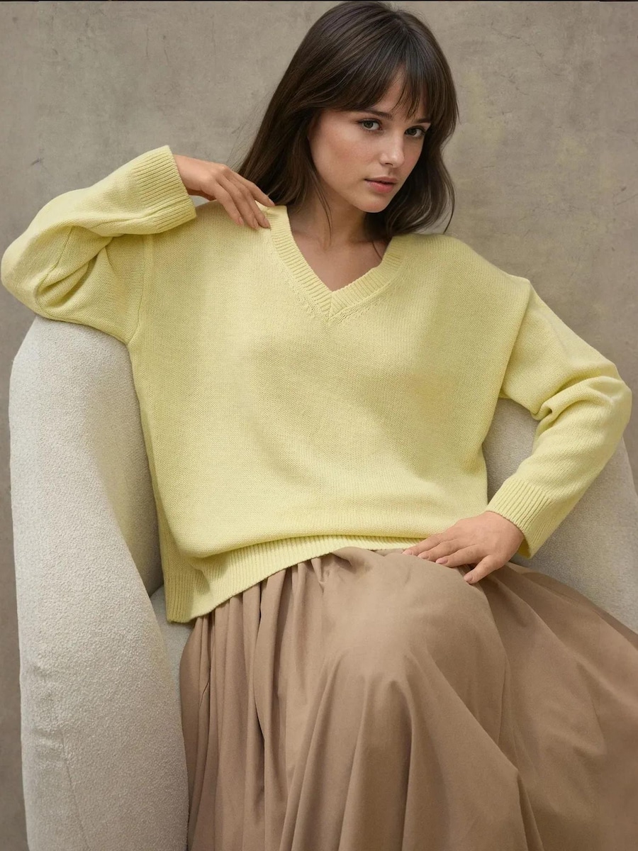 Большой свитер Hiccup, лимонно-желтый
Большой свитер Hiccup, лимонно-желтый