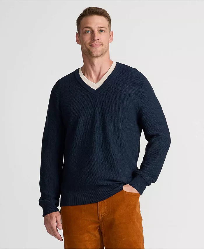 Мужской длинный рукав стираемая шерсть мериноса V-образный вырез свитер Lands' End, синий
Мужской длинный рукав стираемая шерсть мериноса V-образный вырез свитер Lands' End, синий