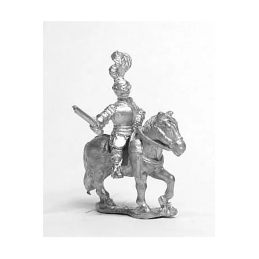 Конные воины с закрытым шлемом, трехчетвертной броней и пистолетом, Medieval Miniatures - Later Medieval - Cavalry & Other Mounted Figures (15mm)
Конные воины с закрытым шлемом, трехчетвертной броней и пистолетом, Medieval Miniatures - Later Medieval - Cavalry & Other Mounted Figures (15mm)