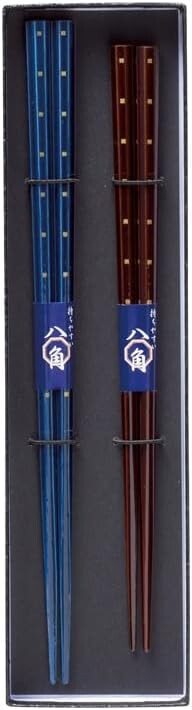 Ishida 63371-0 Черная коробка для палочек для еды, 2 пары, восьмиугольные тенраку, 9,1 дюйма (23 см), Blue/Brown
Ishida 63371-0 Черная коробка для палочек для еды, 2 пары, восьмиугольные тенраку, 9,1 дюйма (23 см), Blue/Brown