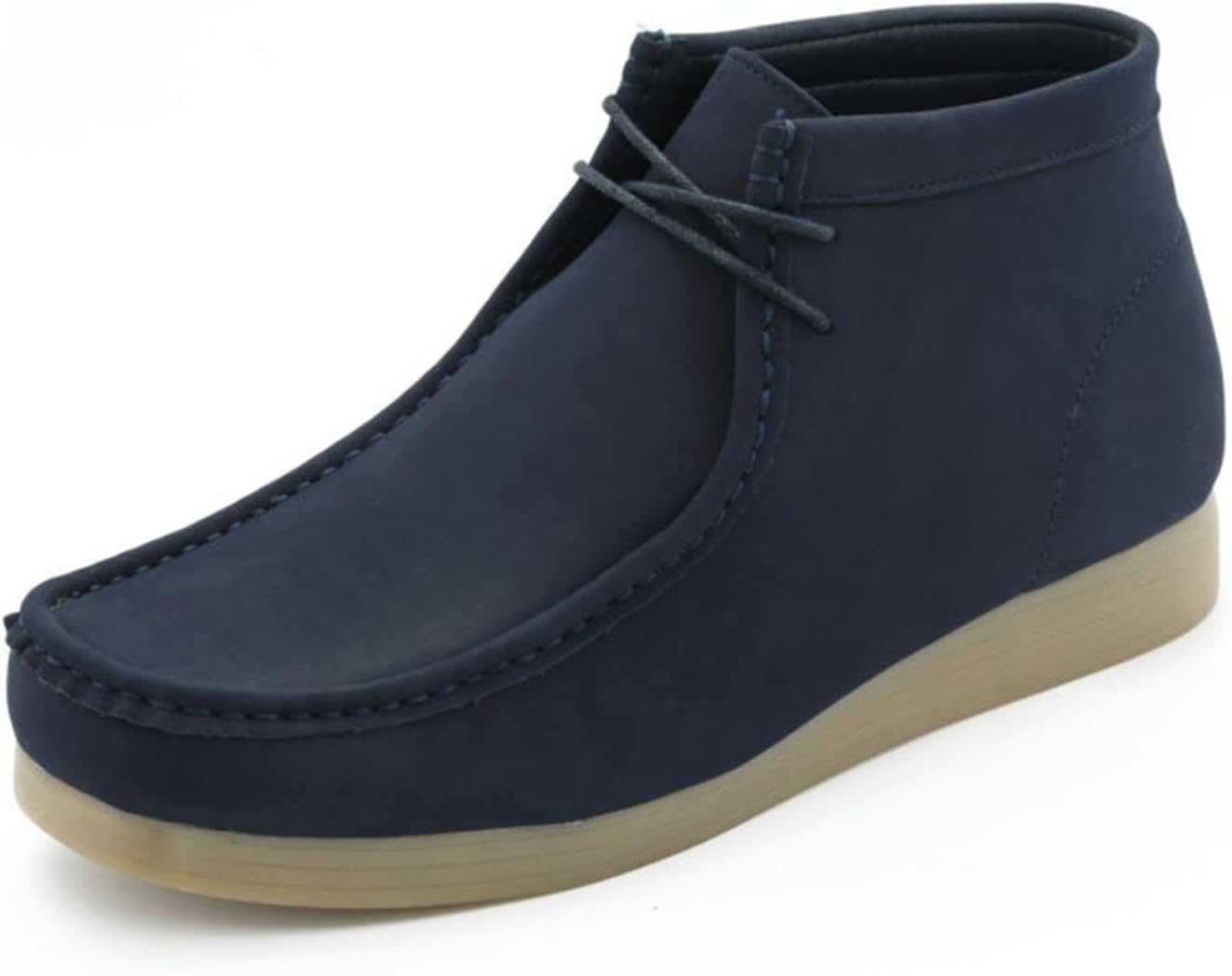 Мужские повседневные ботинки Amali Chukka, высокие, на шнуровке, замшевые, пустынные ботинки с подошвой из каучука, темно-синий
Мужские повседневные ботинки Amali Chukka, высокие, на шнуровке, замшевые, пустынные ботинки с подошвой из каучука, темно-синий