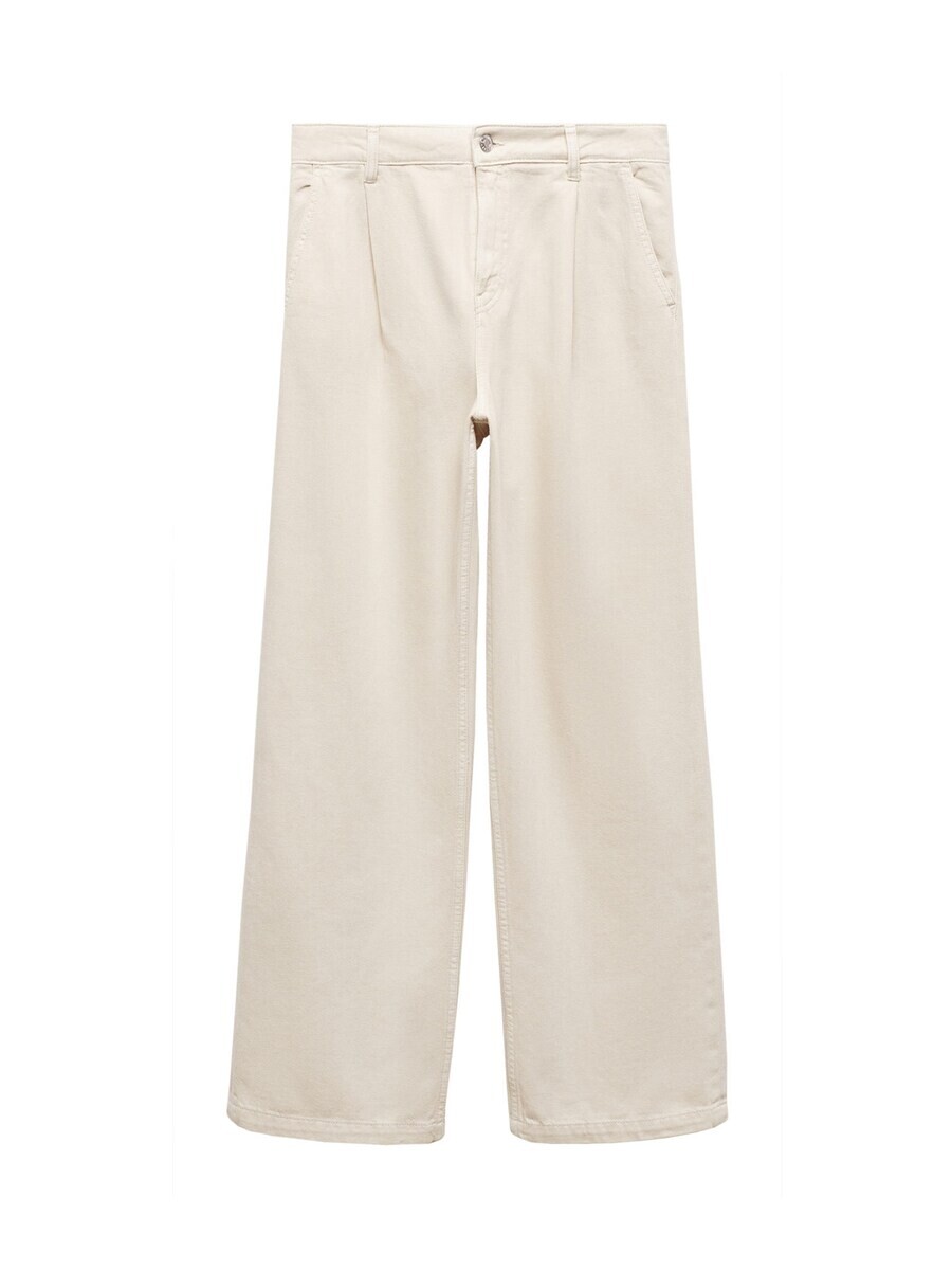 Джинсы MANGO Loose fit Pleated Jeans ARLETITA, светло-бежевый 
Джинсы MANGO Loose fit Pleated Jeans ARLETITA, светло-бежевый