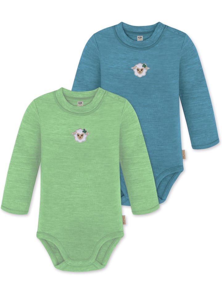 Normani Outdoor Sports Комплект из 2 детских боди с длинными рукавами из мериносовой шерсти "Туай" зелено-синего цвета
Normani Outdoor Sports Комплект из 2 детских боди с длинными рукавами из мериносовой шерсти "Туай" зелено-синего цвета