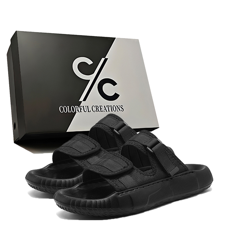 Мужские сандалии с прошивкой EVA, тихие, нескользящие, быстросохнущие Colorful Creations, Black
Мужские сандалии с прошивкой EVA, тихие, нескользящие, быстросохнущие Colorful Creations, Black