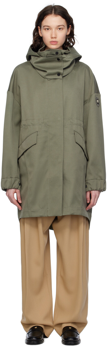 Пальто цвета хаки Оливин Canada Goose
Пальто цвета хаки Оливин Canada Goose