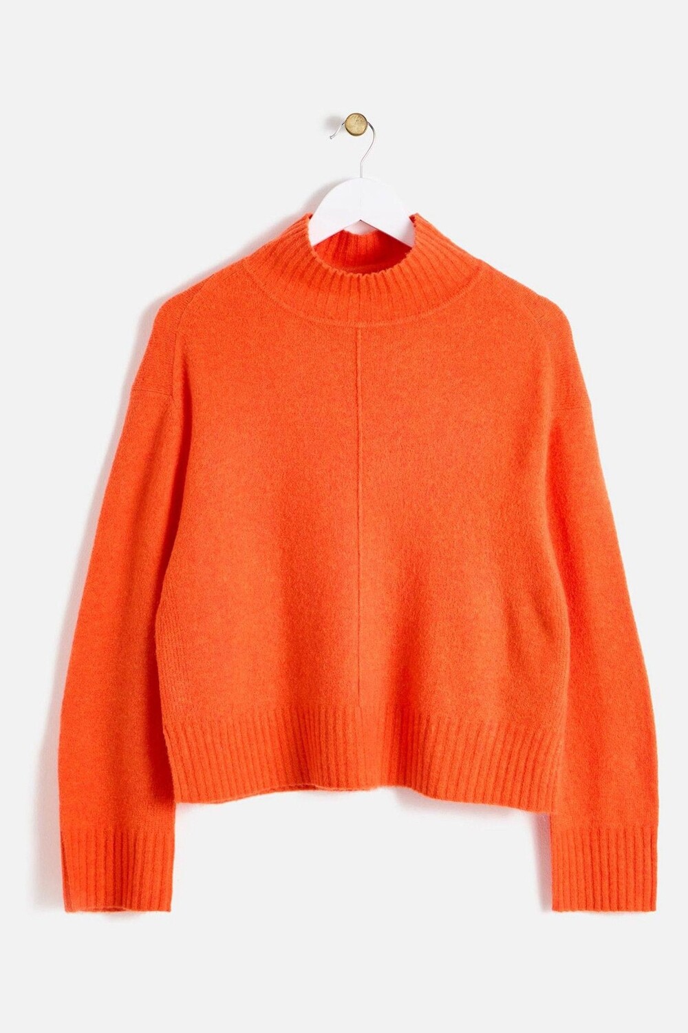Вязаный джемпер с воротником стойкой Oliver Bonas, оранжевый
Вязаный джемпер с воротником стойкой Oliver Bonas, оранжевый