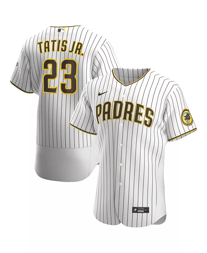 Мужская футболка Fernando Tatis Jr. белого и коричневого цвета San Diego Padres Home Authentic Player Jersey Nike
Мужская футболка Fernando Tatis Jr. белого и коричневого цвета San Diego Padres Home Authentic Player Jersey Nike