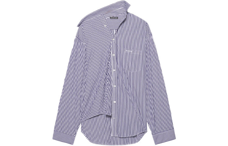 Рубашка женская Balenciaga в полоску, темно-синий
Рубашка женская Balenciaga в полоску, темно-синий