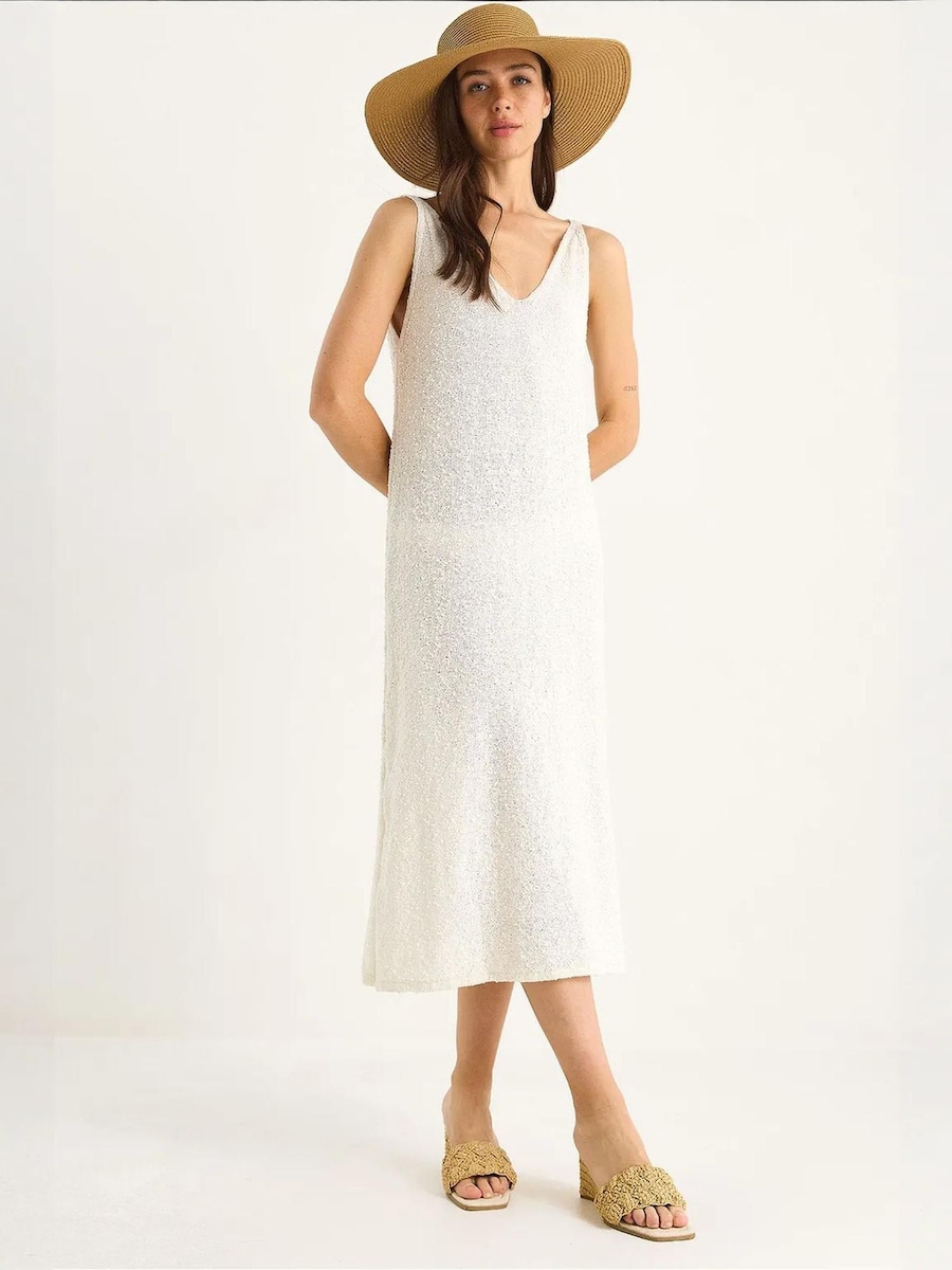 Вязаное платье Bianco Lucci, слоновая кость
Вязаное платье Bianco Lucci, слоновая кость