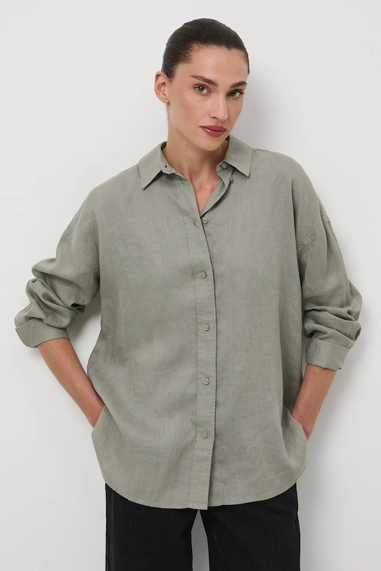 Льняная рубашка Medicine, зеленый
Льняная рубашка Medicine, зеленый