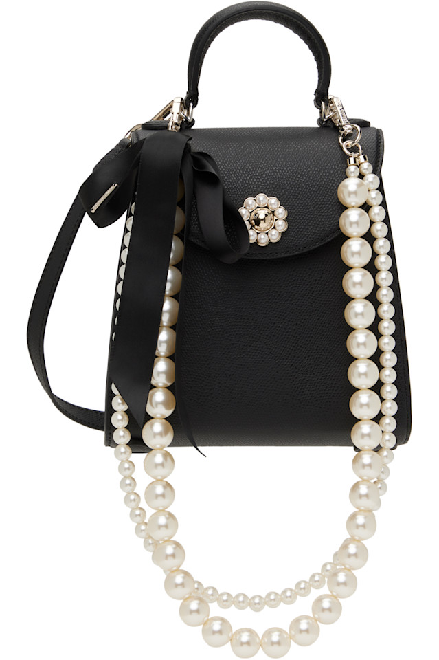 Мини-сумка ко Дню святого Валентина Simone Rocha, черный
Мини-сумка ко Дню святого Валентина Simone Rocha, черный