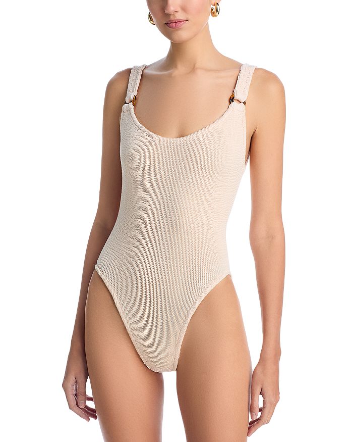 Купальник Domino с текстурой Hunza G, коричневый/бежевый
Купальник Domino с текстурой Hunza G, коричневый/бежевый