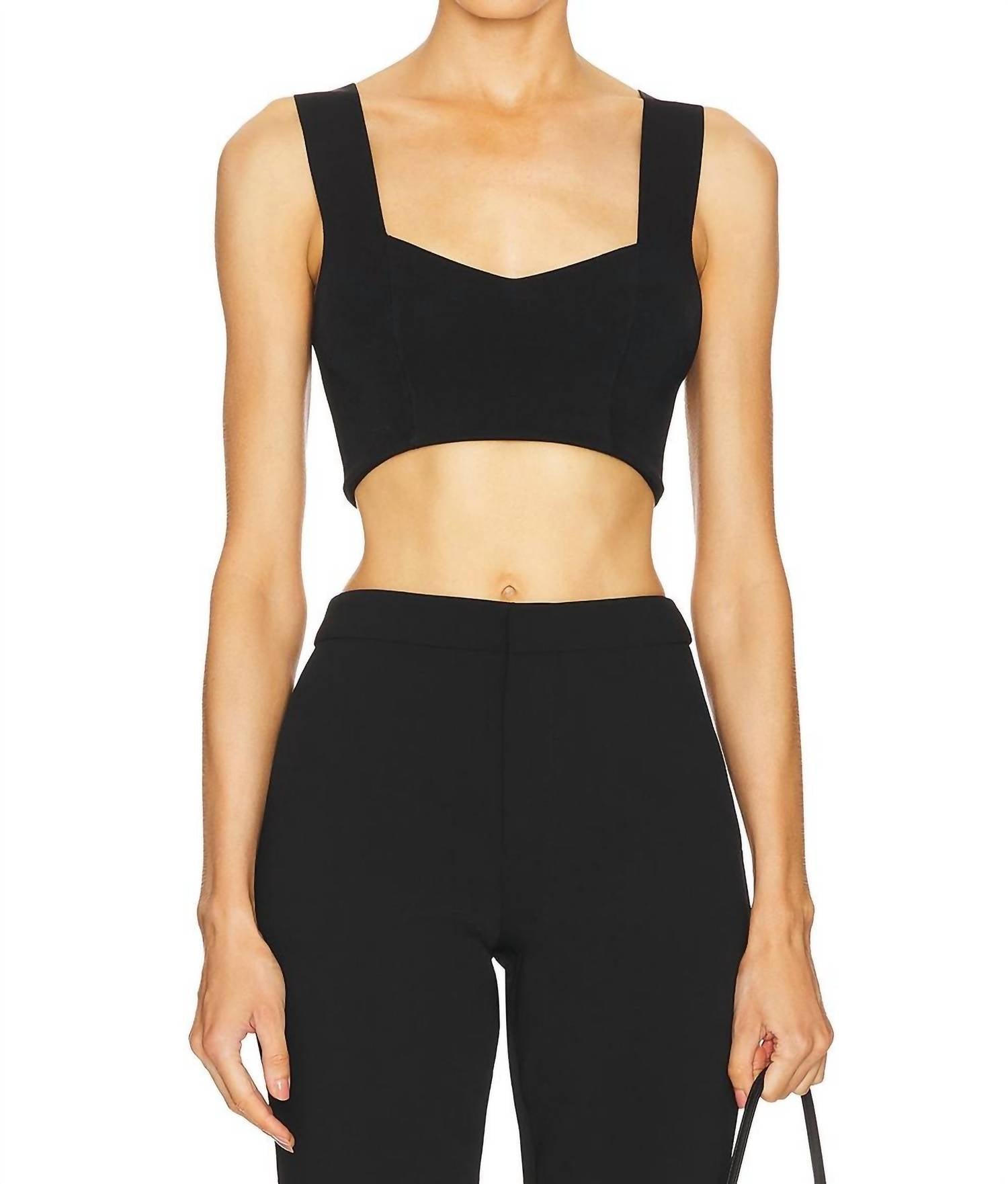 Топ-бюстгальтер Jordana Compact Knit черного цвета A.L.C.
Топ-бюстгальтер Jordana Compact Knit черного цвета A.L.C.