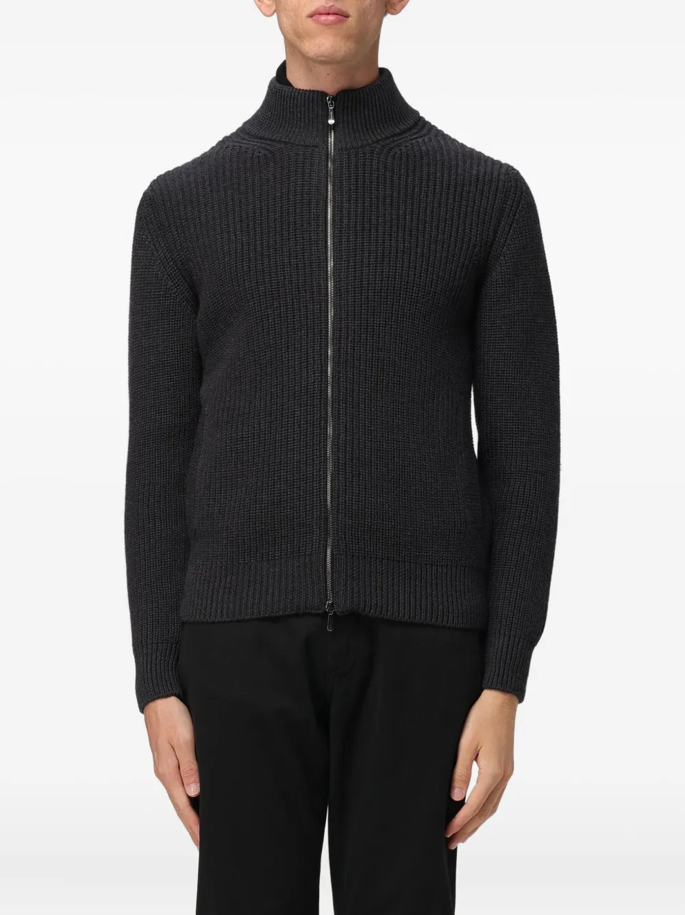 Кардиган на молнии с длинными рукавами Drumohr, серый
Кардиган на молнии с длинными рукавами Drumohr, серый