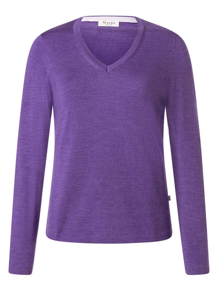 Maerz Muenchen Шерстяной свитер фиолетового цвета
Maerz Muenchen Шерстяной свитер фиолетового цвета