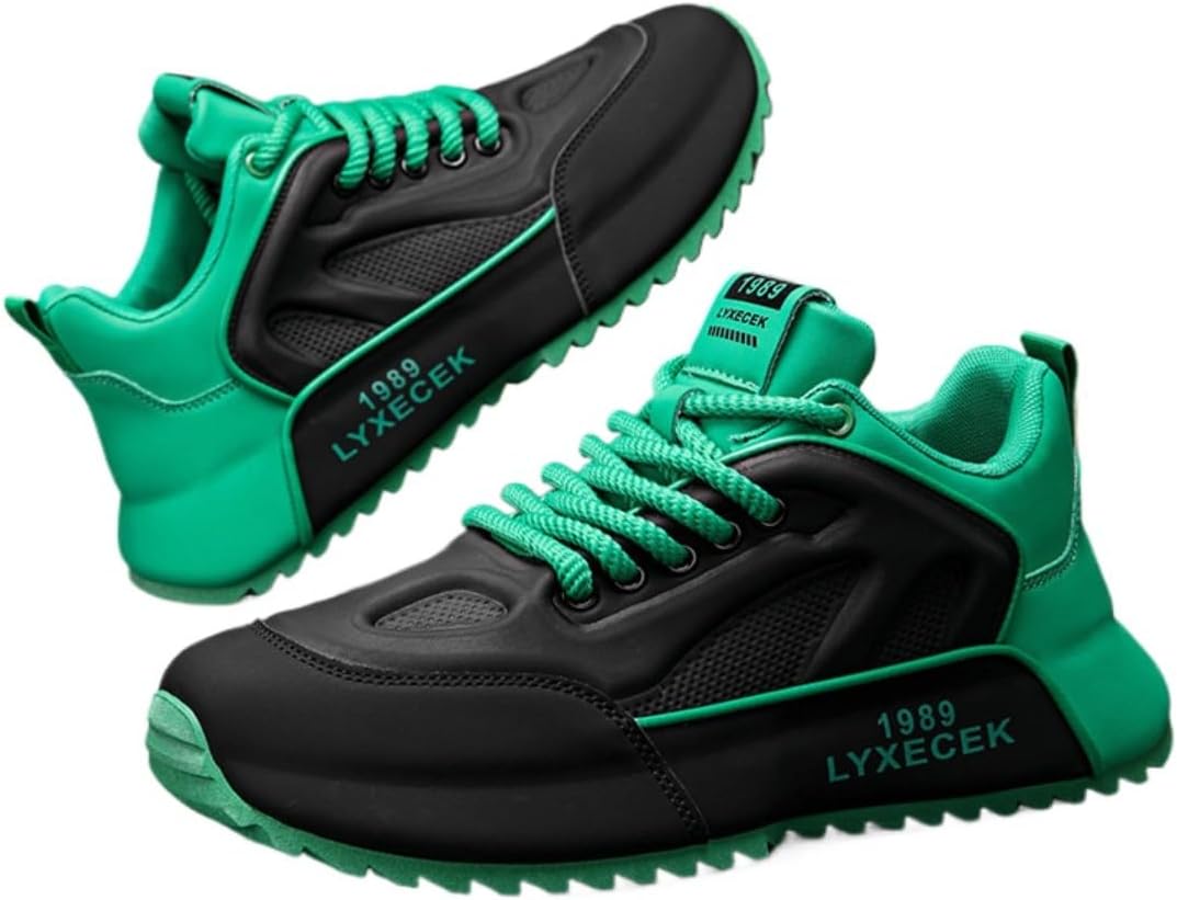 Мужские модные уличные кроссовки из синтетических и сетчатых материалов, легкие, для повседневной носки, занятий спортом и путешествий, с двухцветным дизайном в стиле колор-блок Ctkvbmeoi, зеленый
Мужские модные уличные кроссовки из синтетических и сетчатых материалов, легкие, для повседневной носки, занятий спортом и путешествий, с двухцветным дизайном в стиле колор-блок Ctkvbmeoi, зеленый