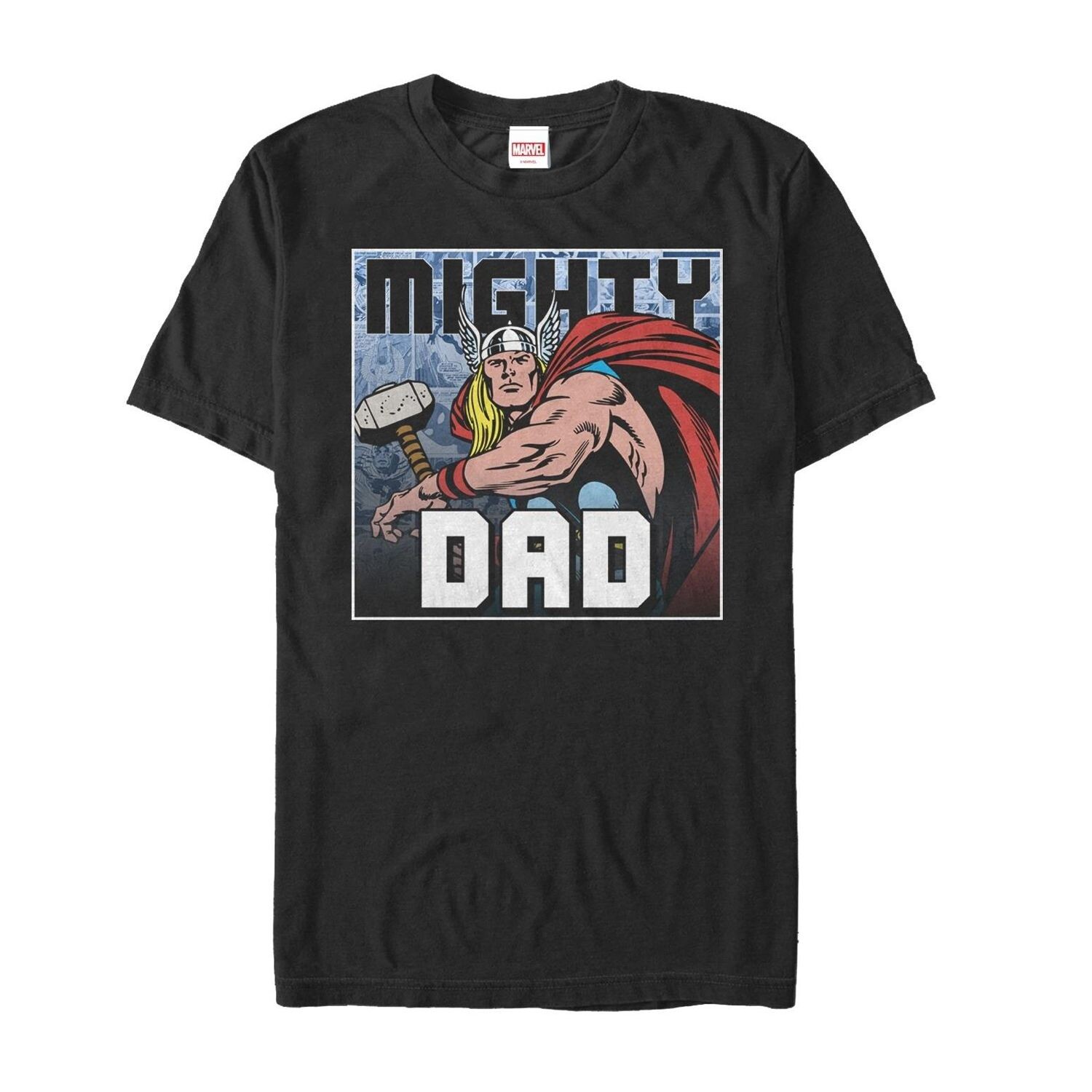 Мужская футболка с рисунком Marvel Thor Mighty Dad Licensed Character
Мужская футболка с рисунком Marvel Thor Mighty Dad Licensed Character