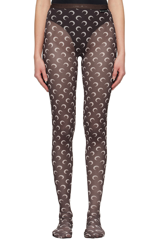 Экологичные колготки Moon Mesh из переработанных материалов Marine Serre, коричневый
Экологичные колготки Moon Mesh из переработанных материалов Marine Serre, коричневый