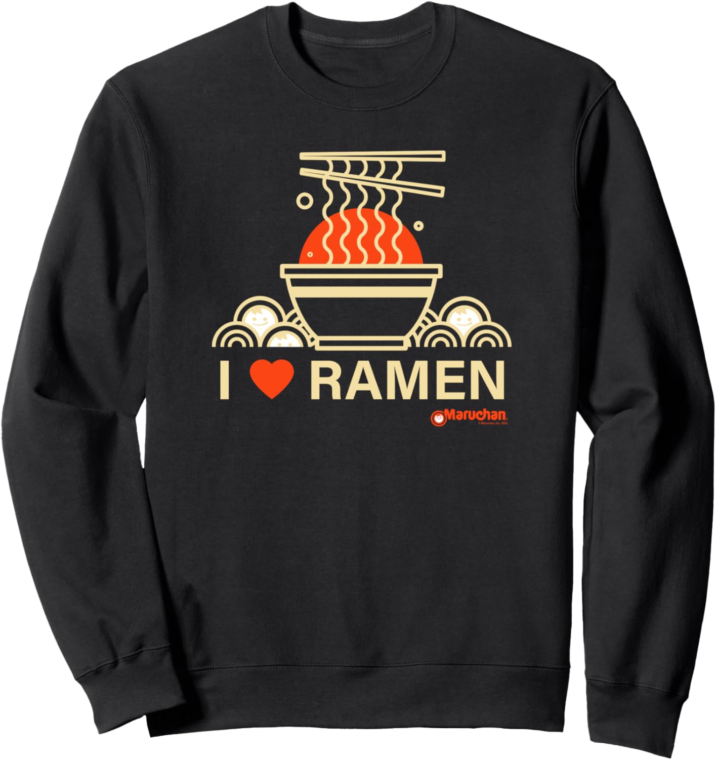 Толстовка с постером Maruchan I Heart Ramen Noodle Bowl Maru-Chan, черный
Толстовка с постером Maruchan I Heart Ramen Noodle Bowl Maru-Chan, черный