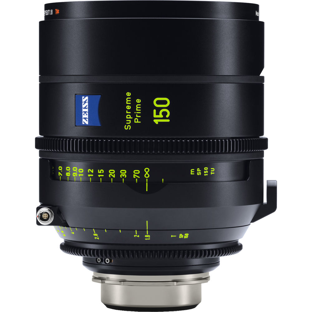 Объектив ZEISS Supreme Prime 150 мм T1.8 (крепление PL, ножки)
Объектив ZEISS Supreme Prime 150 мм T1.8 (крепление PL, ножки)