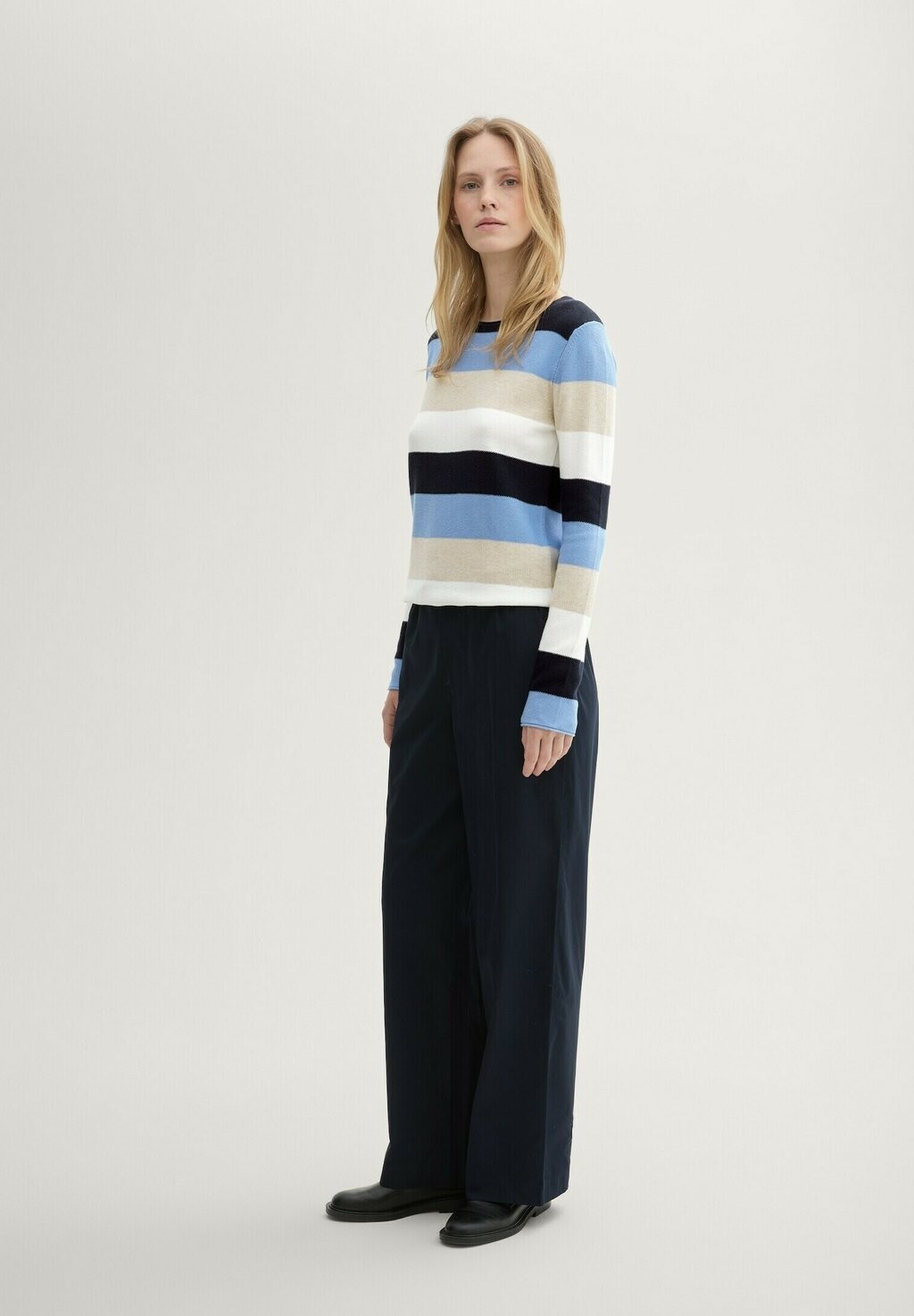 Джемпер TOM TAILOR, темно-синий 
Джемпер TOM TAILOR, темно-синий