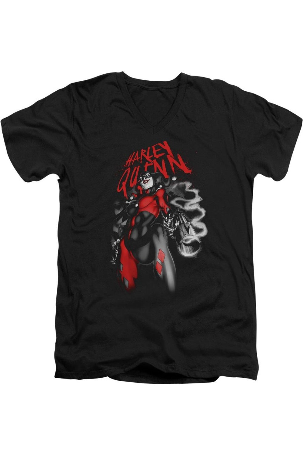 Футболка с коротким рукавом и V-образным вырезом для взрослых из премиального хлопка Batman Down The Barrel Gildan, черный
Футболка с коротким рукавом и V-образным вырезом для взрослых из премиального хлопка Batman Down The Barrel Gildan, черный