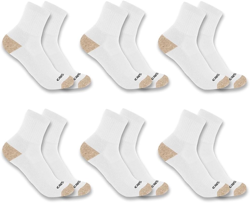 Carhartt мужские носки Midweight Quarter, 6 пар, White
Carhartt мужские носки Midweight Quarter, 6 пар, White