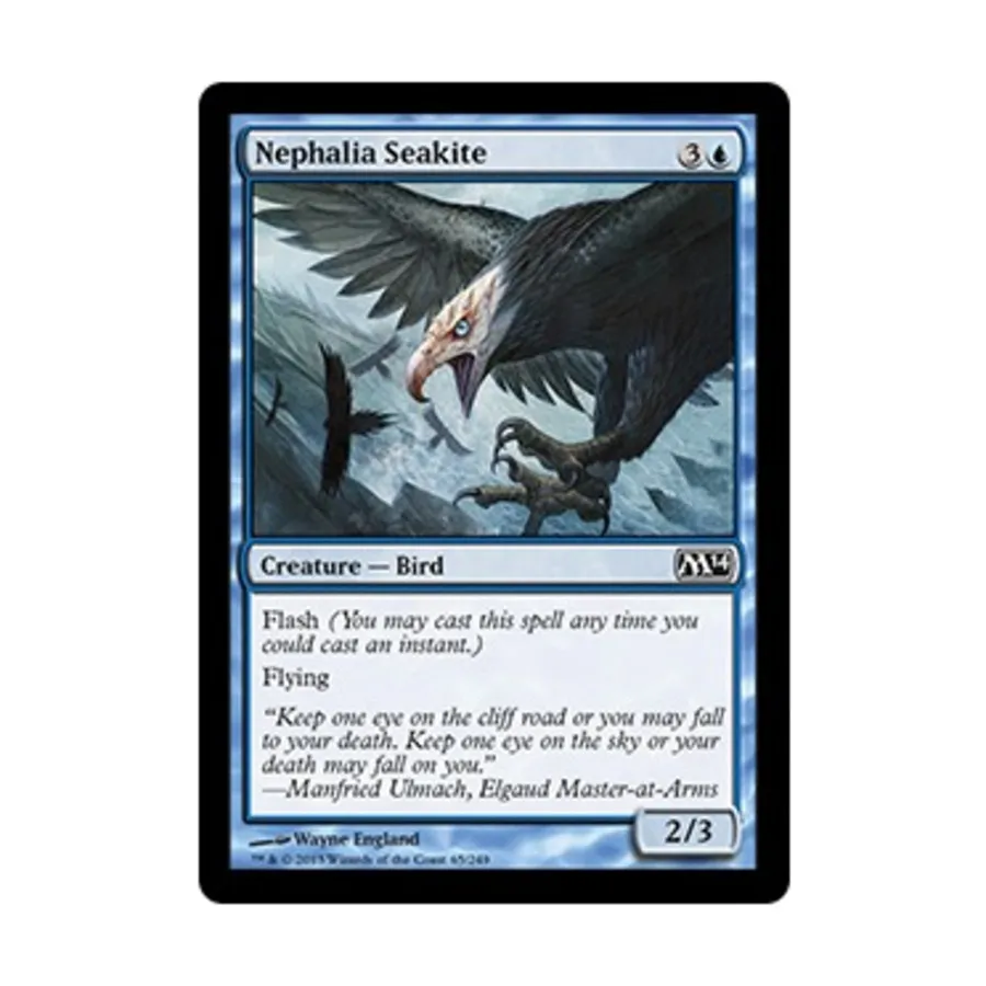 CCG Нефалийский морской змеевик (клавиша C), MTG - Magic 2014
CCG Нефалийский морской змеевик (клавиша C), MTG - Magic 2014