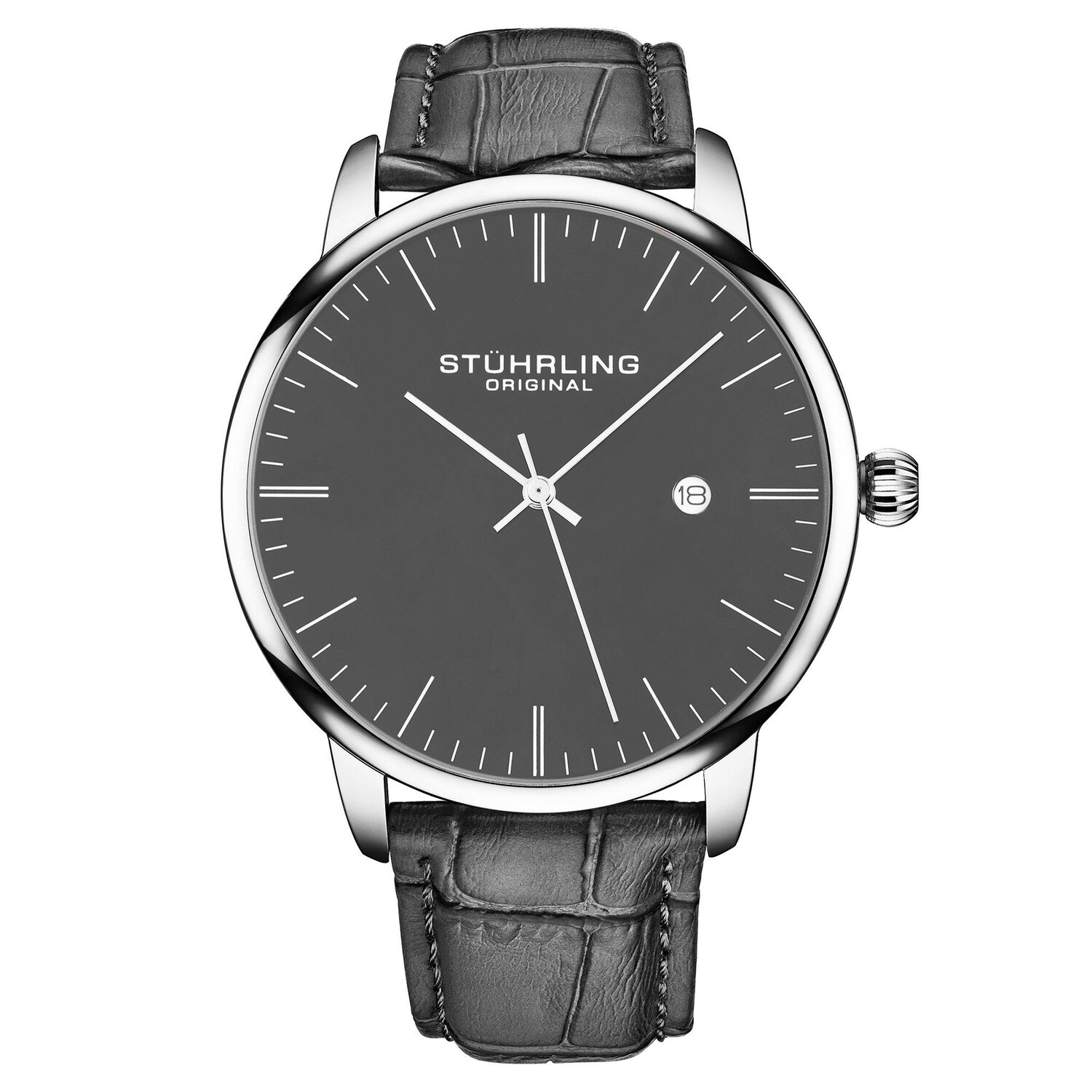 Мужские классические кварцевые часы Rasa с кожаным ремешком STÜHRLING Original, серый
Мужские классические кварцевые часы Rasa с кожаным ремешком STÜHRLING Original, серый