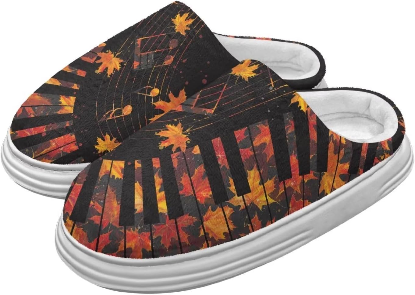 Тапочки Chririnla на День Благодарения для женщин и мужчин, мягкие, уютные, комфортные, плюшевые, легкие, без шнурков, для дома и улицы, с противоскользящей подошвой из EVA, Maple Leaf Musical Note
Тапочки Chririnla на День Благодарения для женщин и мужчин, мягкие, уютные, комфортные, плюшевые, легкие, без шнурков, для дома и улицы, с противоскользящей подошвой из EVA, Maple Leaf Musical Note