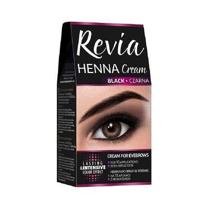 Revia Хна для бровей Крем Черный, Verona Cosmetics
Revia Хна для бровей Крем Черный, Verona Cosmetics