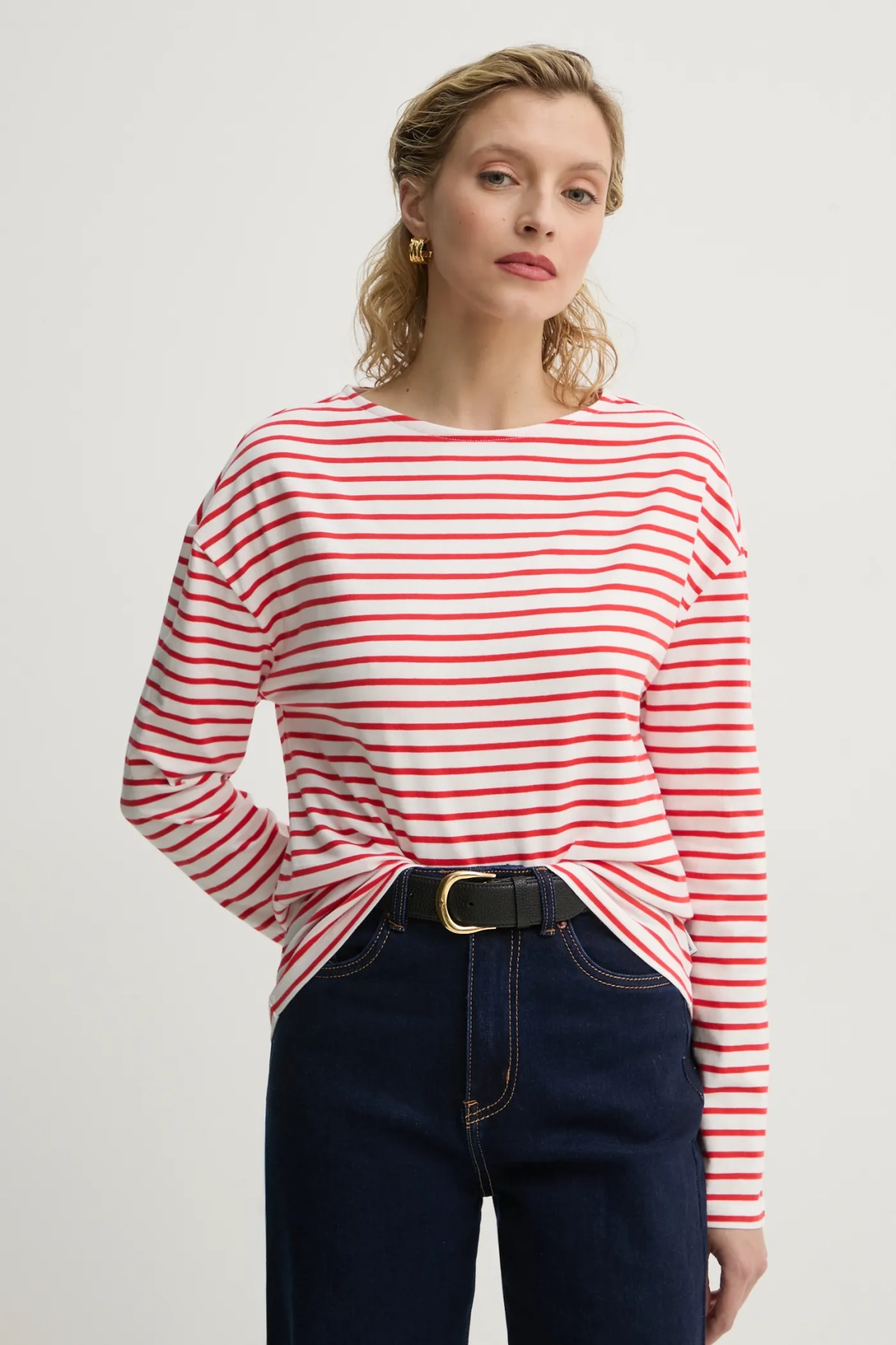 Хлопковый топ с длинными рукавами Marc O'Polo, белый
Хлопковый топ с длинными рукавами Marc O'Polo, белый