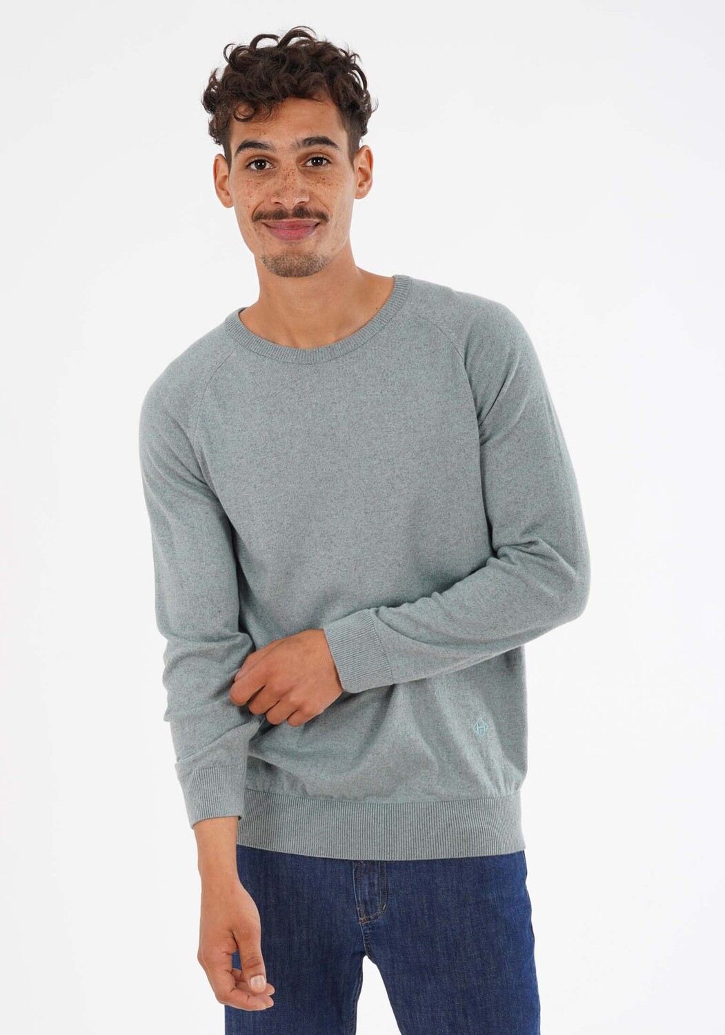 Пуловер HONESTY RULES Knitter Basic Twisted, цвет arctic blue 
Пуловер HONESTY RULES Knitter Basic Twisted, цвет arctic blue