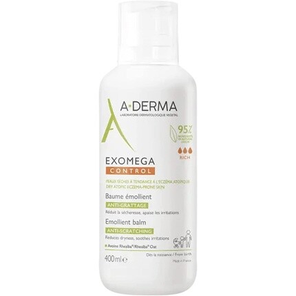 Exomega Control Смягчающий бальзам против царапин 400 мл, A-Derma
Exomega Control Смягчающий бальзам против царапин 400 мл, A-Derma