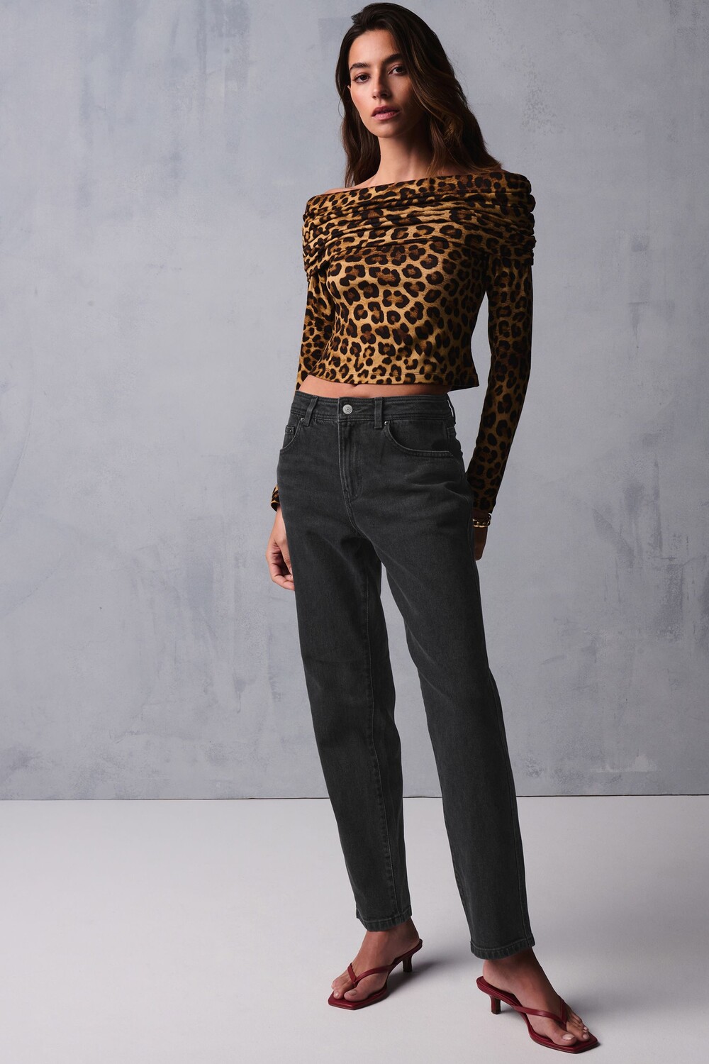 Джинсы стрейч Mom Comfort Next, черный
Джинсы стрейч Mom Comfort Next, черный