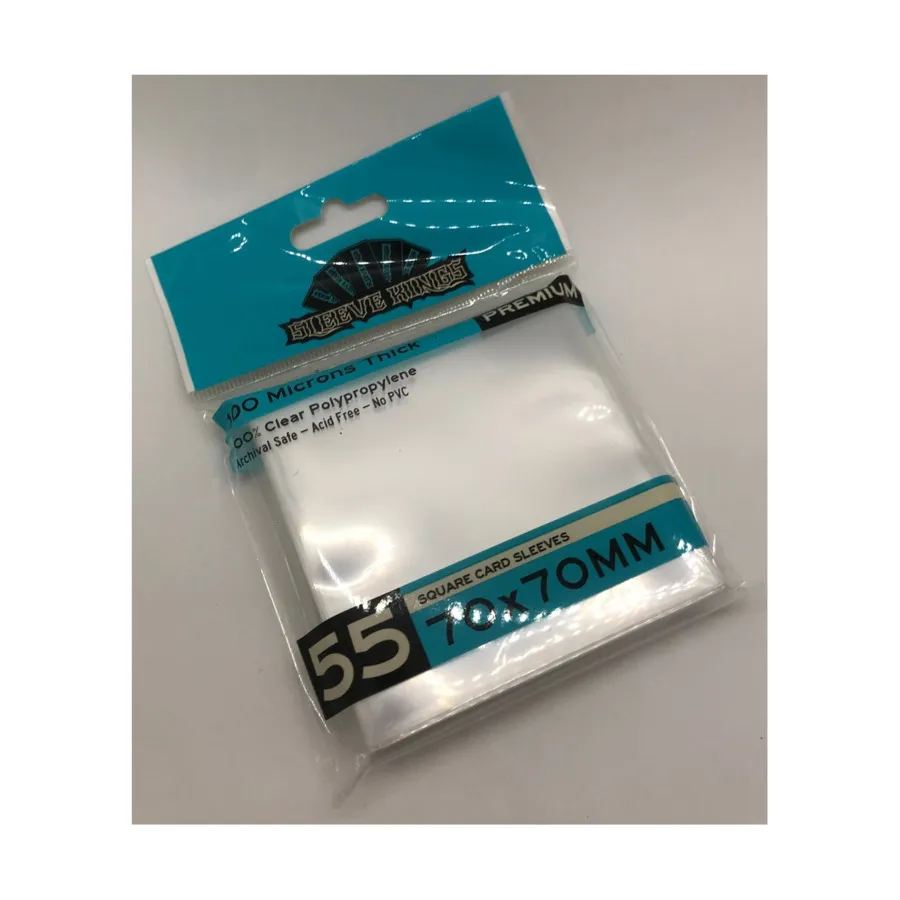 70x70 мм — квадратные конверты для карт (55), Card Sleeves (Sleeve Kings)
70x70 мм — квадратные конверты для карт (55), Card Sleeves (Sleeve Kings)